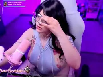 alyssaromanova — GOAL: Lick my Fingers [35 tokens remaining] Professional hentai taster uwu  PLUG TAIL!! 399TKNS!  #goth #bigboobs #squirt #bbw #anal