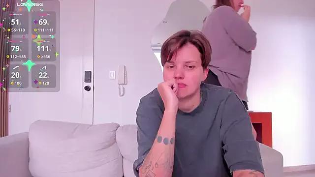 Tenderly_Couple — Lick each other nipples